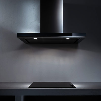 Elica Horizonte 120 Chimney Cooker Hood, Stainless Steel/Glass Elica Horizonte 120 Chimney Cooker Hood, Stainless Steel/Glass
